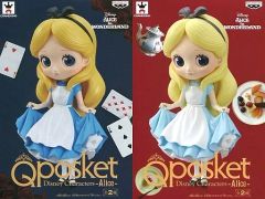 [중고] 피규어 전 2종 세트 [신비의 나라의 앨리스] Q posket Disney Characters -Alice-