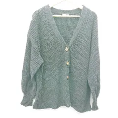 ◇ ITEMS URBAN RESEARCH 長袖 カーディガン サイズ表記なし ブラック レディース E  【1408220003457】