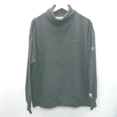 ◇ FILA フィラ 長袖 トレーナー スウェット サイズL ブラック レディース E  【1408220003747】