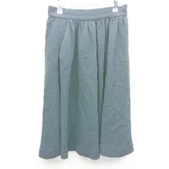 ◇ FORDMILLS フォードミルズ ひざ丈 フレア スカート サイズ36 ネイビー レディース E  【1408220003693】