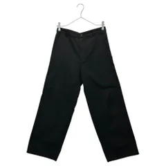 tricot COMME des GARCONS(トリココムデギャルソン) 21AW Wool-Cotton Twill Yarn-Dyed Pants ウール 綿 ツイル 先染め パンツ TH-P014 S ブラック AD2021のサムネイル