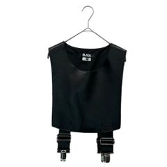 BLACK COMME des GARÇONS フェイクレザーベスト - メルカリ
