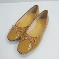 ◇ grandfleur グランドフルール パンプス サイズ22.5 マスタード系 レディース E  【1408220009268】