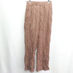 ◇ SM2 サマンサ モスモス イージーパンツ サイズF ブラウン系 レディース E  【1408220010493】