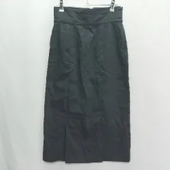 ◇ nano universe ナノ ユニバース ロング タイト スカート サイズ38 ブラック系 レディース E  【1408220011179】