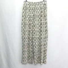 ◇ niko and … ニコアンド ウエストゴム　柄物 スカーチョ サイズM ベージュ系 レディース E  【1408220011148】