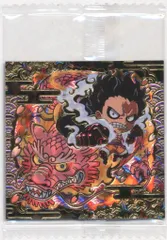 バンダイ にふぉるめーしょん ワンピース大海賊シールウエハース LOG.5/2671904 ルフィ&モモの助【SEC】 S1