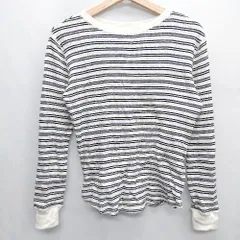 ◇ URBAN RESEARCH Sonny Label ボーダー柄 長袖 ロンT サイズFree ホワイト ブラック レディース E  【1408220012077】