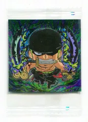 バンダイ にふぉるめーしょん ワンピース大海賊シールウエハース LOG.6/2683391 ロロノア・ゾロ【SEC】 S1