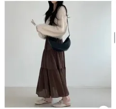 シフォン ティアードスカート