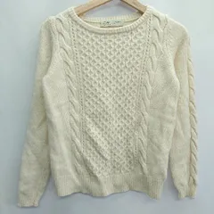 ◇ BEAUTY&YOUTH UNITED ARROWS 長袖 ニット セーター サイズ表記なし クリーム系 レディース E  【1408220013692】