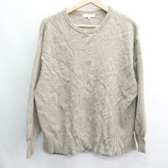 ◇ GLOBAL WORK グローバルワーク 長袖 ニット セーター サイズL ブラウン系 レディース E  【1408220013623】