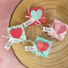 カッティングダイ　ハートギフトボックス　　4077