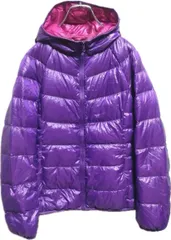 UNIQLO ユニクロ ウルトラライトダウンパーカ ウルトラ ウルトラライト ダウン パーカー ダウンジャケット フード付き パープル M