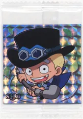 バンダイ にふぉるめーしょん ワンピース大海賊シールウエハース LOG.4/2651289 サボ【GR】 25