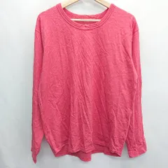 ◇ BEAUTY&YOUTH ビューティ&ユース 長袖 Tシャツ サイズLARGE レッド系 レディース E  【1408220014613】