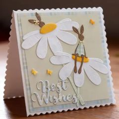 カッティングダイ お花とうさぎ 4079 - メルカリ