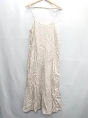 ◇ and search ロング丈 ワンピース サイズM ベージュ レディース E  【1408220023189】