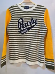 パーリーゲイツ ストライプ ニット 長袖Tシャツ