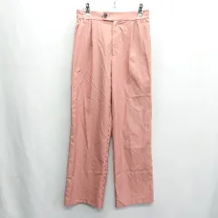 ◇ ViS ビス ストレートパンツ サイズＭ オレンジ レディース E  【1408220022977】