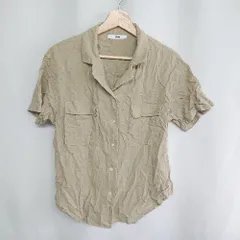 ◇ JOURNAL STANDARD relume 半袖 シャツ サイズF カーキ レディース E  【1408220024315】