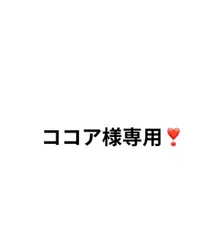 オーダー　ココア様専用❣️