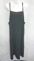 ◇ GLOBAL WORK グローバルワーク ロング丈 ワンピース サイズF ブラック レディース E  【1408220030514】