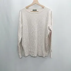 ◇ GLOBAL WORK グローバルワーク ウール素材 長袖 Tシャツ サイズM ベージュ系 レディース E  【1408220024520】