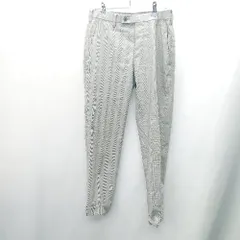 ◇ UNIQLO ユニクロ チェック柄 スラックスパンツ サイズ表記なし グレー系 レディース E  【1408220031665】