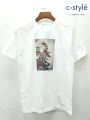 L698 [未使用品] BEAUTY & YOUTH ビューティアンドユース Tシャツ M ホワイト プリント michael martin 半袖 | N★