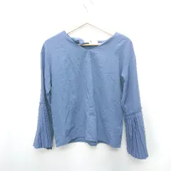 ◇ N. エヌドット 長袖 ブラウス サイズM ネイビー レディース E  【1408220032228】