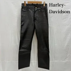 ハーレーダビッドソン 牛革 スリム ストレート レザー パンツ 7099147 メンズ 28インチ ISItems【USED】【古着】【中古】50150247