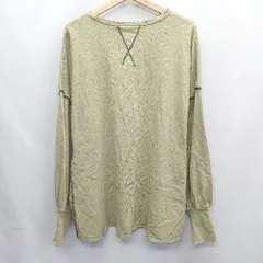 ◇ Kastane カスタネ 長袖 カットソー サイズF グリーン レディース E  【1408220033461】