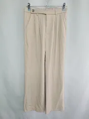 ◇ Lace Ladies レースレディース ウエストゴム ワイドスラックス サイズM ベージュ レディース E  【1408220033140】