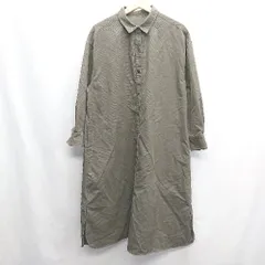 ◇ EiiS GLOBAL WORK グローバルワーク 長袖 ロング丈 ワンピース サイズXS カーキ系 レディース E  【1408220033706】