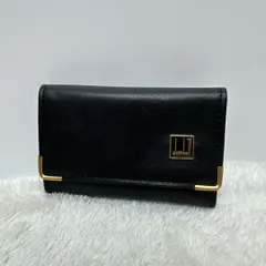Dunhill ダンヒル キーケース ブラック×ゴールド金具（6連フック）美品