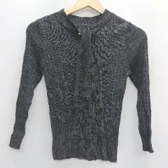 ◇ tocco closet トッコクローゼット 長袖 カットソー サイズF ブラック系 レディース E  【1408220041343】