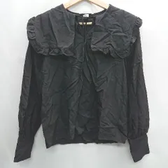 ◇ H&M エイチアンドエム 長袖 ブラウス サイズS ブラック系 レディース E  【1408220038978】