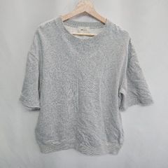 ◇ EMMA CLOTHES 엠마 클로즈 반소매 트레이너 스웨트 사이즈 M 그레이 남성 E [1408220041527]