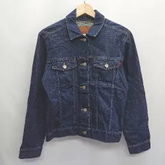 ◇ GAYTOGS ゲイタッグス 長袖 デニムジャケット サイズM インディゴブルー レディース E  【1408220042821】