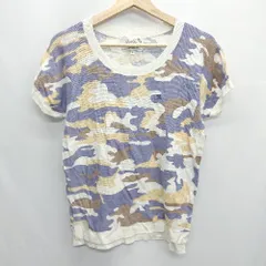 ◇ Arnold Palmer アーノルドパーマー 総柄 半袖 カットソー サイズ3 ブルー系 レディース E  【1408220042562】