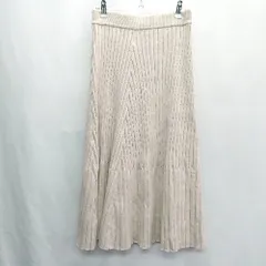 ◇ VIS ビス ロング丈 フレア スカート サイズM ベージュ レディース E  【1408220043859】