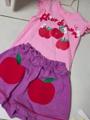 ベベベベ りんご 半袖 ハーフパンツ セット