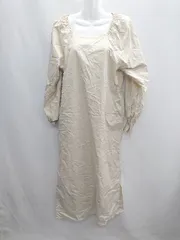 ◇ LOWRYS FARM ローリーズファーム 長袖 ロング ワンピース サイズF ベージュ系 レディース E  【1408220047710】