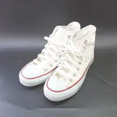 ◇ CONVERSE コンバース ハイカットスニーカー サイズ22 ホワイト系 レディース E  【1408220047574】