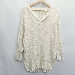 ◇ ⊇ URBAN RESEARCH DOORS アーバン リサーチ ドアーズ 長袖 リブカットソー サイズOne アイボリー レディース E  【1408220052707】