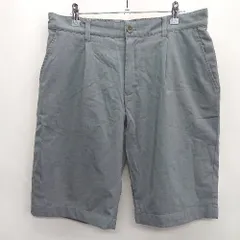 ◇ ⊂ COMME CA COMMUNE コムサコミューン ショートパンツ サイズL グレー メンズ E  【1408220052479】