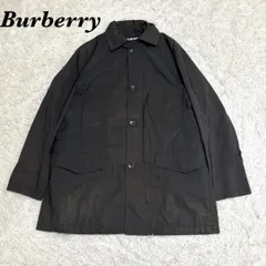 バーバリーロンドン ノバチェックライナー付きコート L ブラック