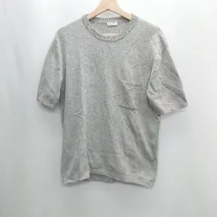 ◇ BEAUTY & YOUTH UNITED ARROWS 半袖 ニットカットソー サイズXL グレー レディース E  【1408220054039】