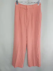 ◇ LOWRYS FARM ローリーズファームファーム スラックスパンツ サイズM ピンク レディース E  【1408220054527】